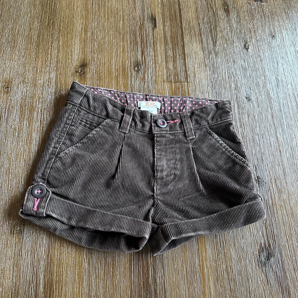 4/20$ Brown Corduroy Toddler Kids Shorts size 4T